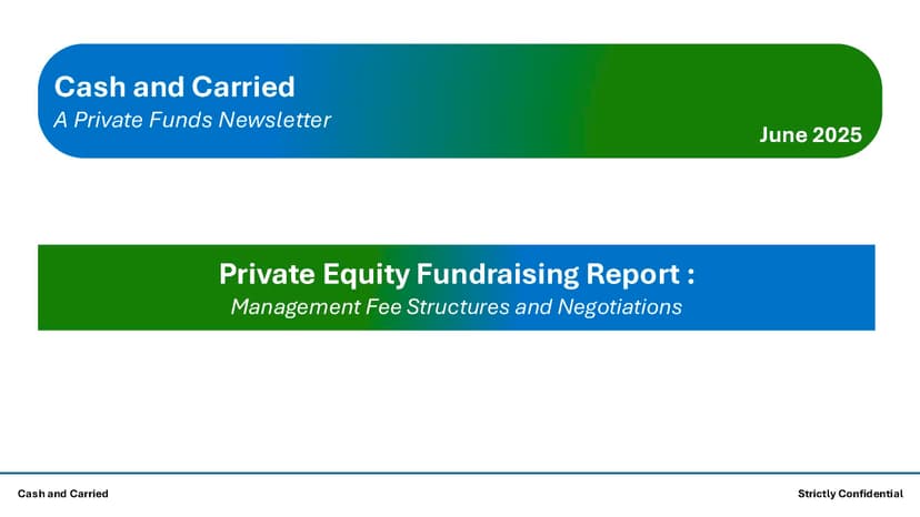Management Fee Report